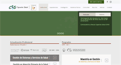 Desktop Screenshot of capacitasalud.com